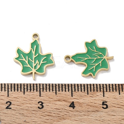 Ion Plating(IP) 304 Stainless Steel Enamel Pendants LS-STAS-P339-15G-01-1