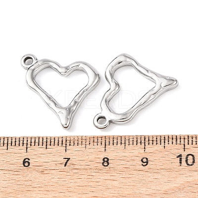 304 Stainless Steel Textured Pendants STAS-A133-05P-1