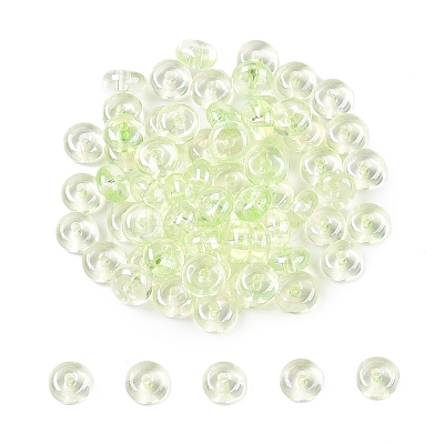 Transparent Dyed Colours Glass Seed Beads SEED-T007-02E-1
