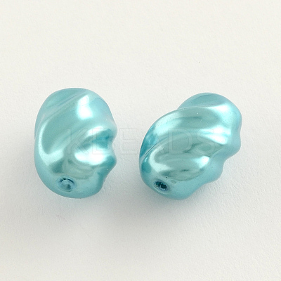 Mixed ABS Plastic Imitation Pearl Beads X-MACR-R546-20-1