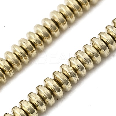 Electroplated Synthetic Non-magnetic Hematite Beads Strands G-H327-G01-02C-1