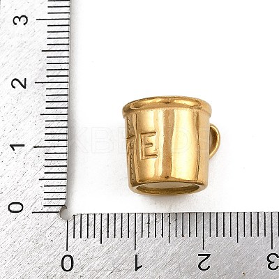 304 Stainless Steel Pendants STAS-L298-05G-1
