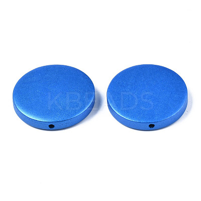 Painted Natural Wood Beads WOOD-S057-069C-1
