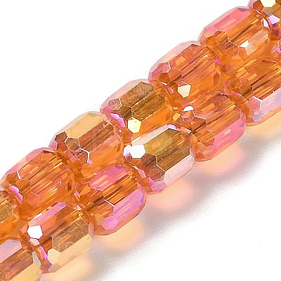 Electroplate Glass Beads Strands EGLA-D030-19C-1