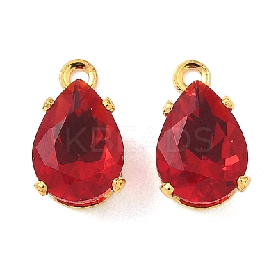 Brass Micro Pave Cubic Zirconia Charms X-KK-S336-02G-D-1