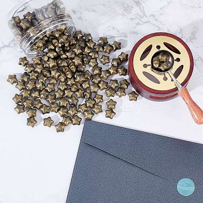 Sealing Wax Particles Kits for Retro Seal Stamp DIY-CP0003-54G-1