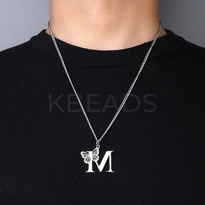 201 Stainless Steel Necklaces NJEW-Q336-01Q-P-1