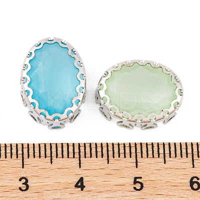 Oval Sew on Rhinestone GLAA-K069-05A-S-1