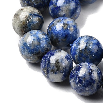 Natural Lapis Lazuli Beads Strands G-G344-A09-10mm-1