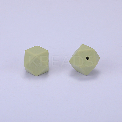 Hexagonal Silicone Beads SI-JX0019A-70-1