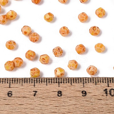 Picasso Glass Seed Beads SEED-N012-04B-1