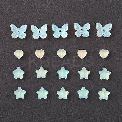 20Pcs 3 Style Electroplate Glass Beads GLAA-YW0001-90-1