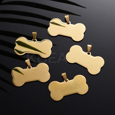 Ion Plating(IP) 304 Stainless Steel Pendants STAS-I140-07B-G-1
