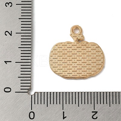 Thanksgiving Day Golden Tone Alloy Enamel Pendants ENAM-M002-01B-G-1