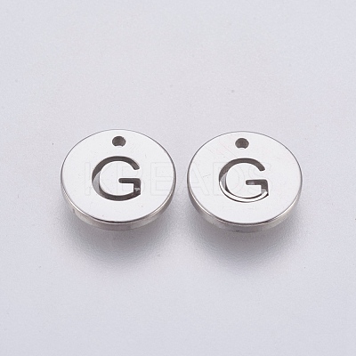 Non-Tarnish 304 Stainless Steel Charms STAS-P212-15P-07-1