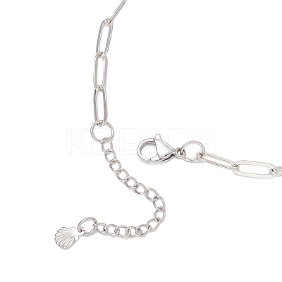 Ocean Theme 304 Stainless Steel Charm Bracelets BJEW-JB12218-02-1