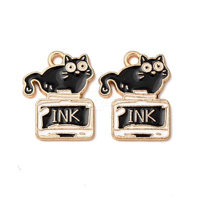 Alloy Enamel Pendants ENAM-B031-01C-1