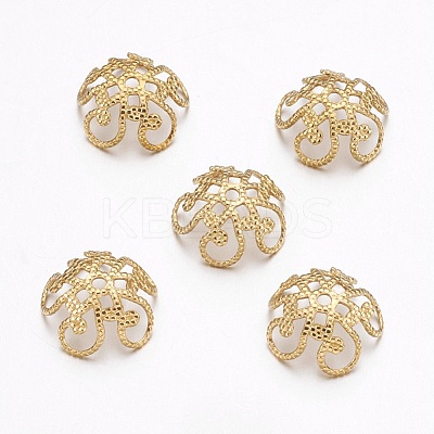 Brass Bead Caps KK-K225-20-G-1
