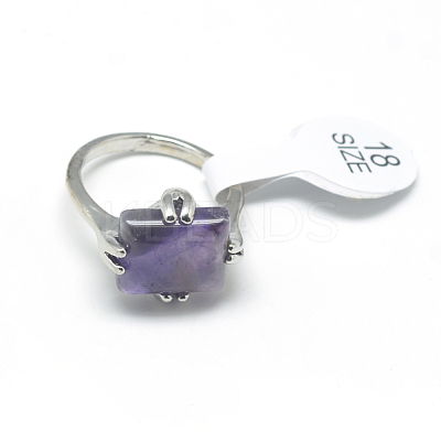 Natural Amethyst Rings G-S217-09-B-1