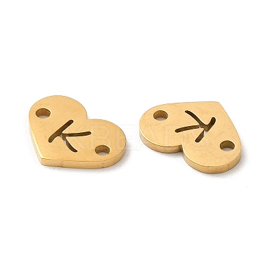 Ion Plating(IP) 304 Stainless Steel Connector Charms STAS-C081-04G-K-1