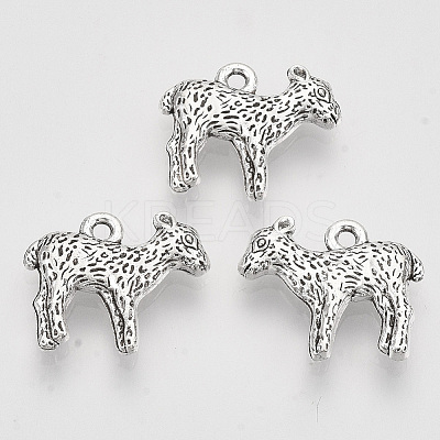 Tibetan Style Alloy Pendants LS-TIBEP-T009-04AS-RS-1