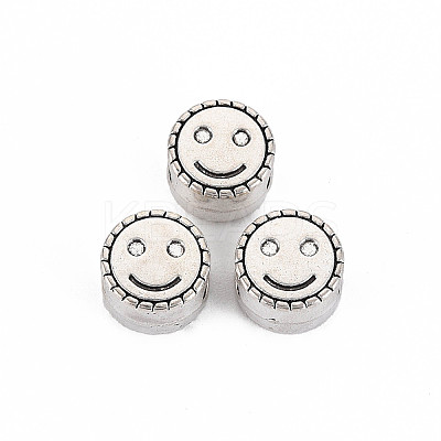 Tibetan Style Alloy European Beads TIBEB-N005-051-1