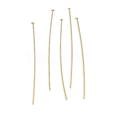 Brass Flat Head Pins KK-H502-01H-G-1