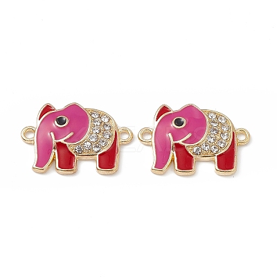 Alloy Crystal Rhinestone Connector Charms FIND-C019-09KCG-1