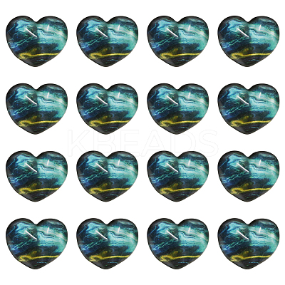 40Pcs Lampwork Cabochons LAMP-PH0001-43A-1