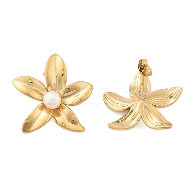 Ion Plating(IP) 304 Stainless Steel Stud Earrings EJEW-S246-05G-1