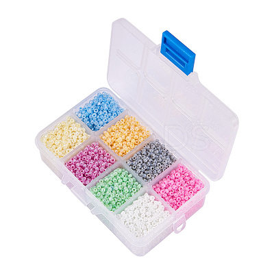 8/0 Round Glass Seed Beads SEED-PH0006-3mm-04-1