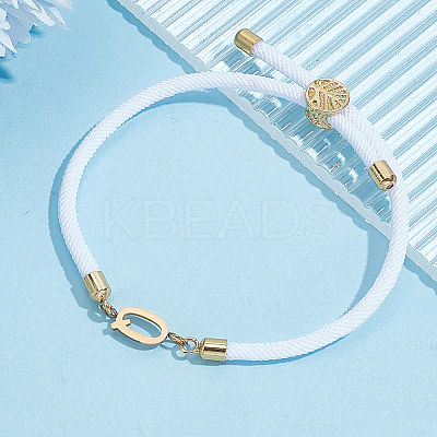 1pc Adjustable Nylon Cord Slider Bracelets for Women BJEW-LP0001-33Q-G-1