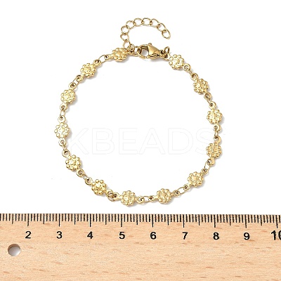 304 Stainless Steel Link Bracelets BJEW-Z132-02G-1
