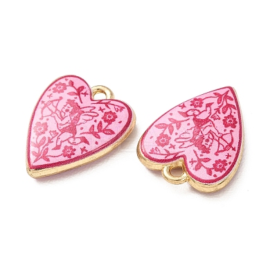 Printed Alloy Pendants AL-CBA7256-19G-1