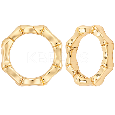 6Pcs Brass Spring Gate Clasps FIND-SC0020-67C-1