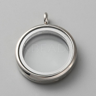 Alloy Locket Pendants STAS-WH0111-670P-1