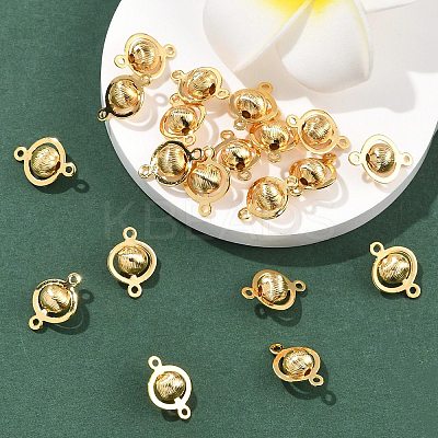 SHEGRACE Brass Round Links XGR0127G-123G-1