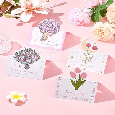 40 Sheets 4 Styles Paper Invitations Greeting Card AJEW-FS0001-26-1