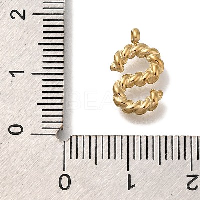 PVD Vacuum Plating 304 Stainless Steel Pendants STAS-S148-28G-S-1