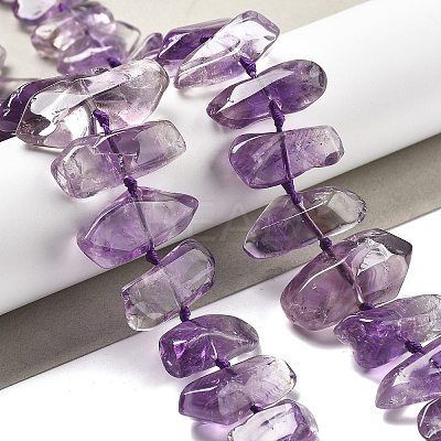 Natural Amethyst Beads Strands G-C179-D01-02-1