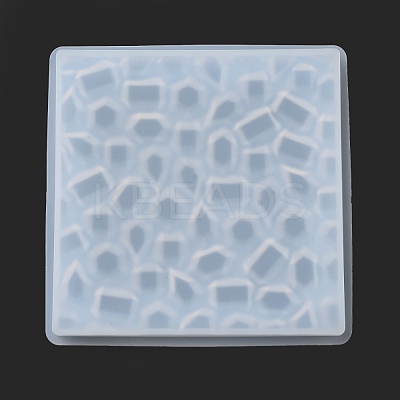 Silicone Diamond Texture Cup Mat Molds DIY-C061-04B-1