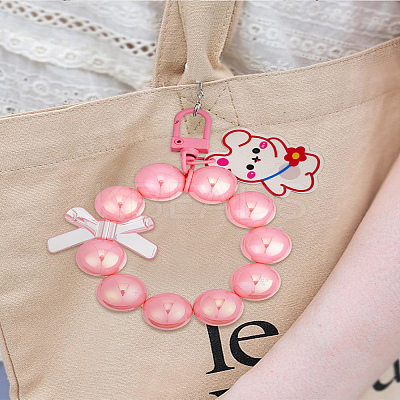 1Pc Acrylic Pendant Decorations HJEW-LP0002-11D-1