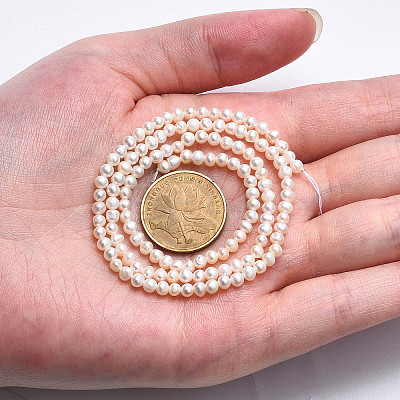 Natural Cultured Freshwater Pearl Beads Strands PEAR-N013-02D-1