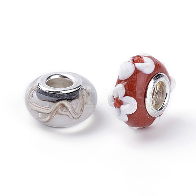 Handmade Lampwork European Beads LPDL-X0003-1