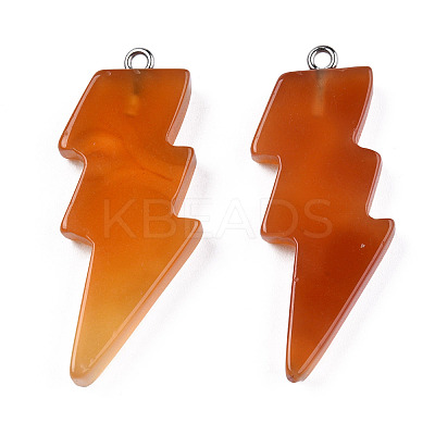 Natural Carnelian Pendants G-N332-53-A03-1