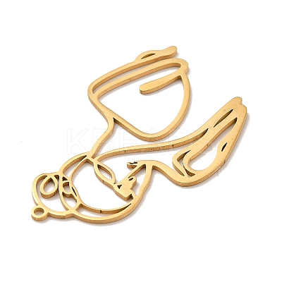 201 Stainless Steel Pendants LS-STAS-E175-14G-1