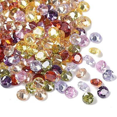Mixed Grade A Diamond Shaped Cubic Zirconia Cabochons X-ZIRC-M002-4mm-1