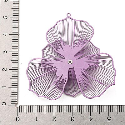 Spray Printed 430 Stainless Steel Big Pendants STAS-P359-02D-1