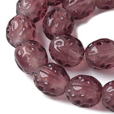 Handmade Lampwork Beads Strands LAMP-Z011-01D-1