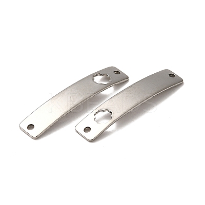 Tarnish Resistant 201 Stainless Steel Connector Charms STAS-D244-32P-C-1
